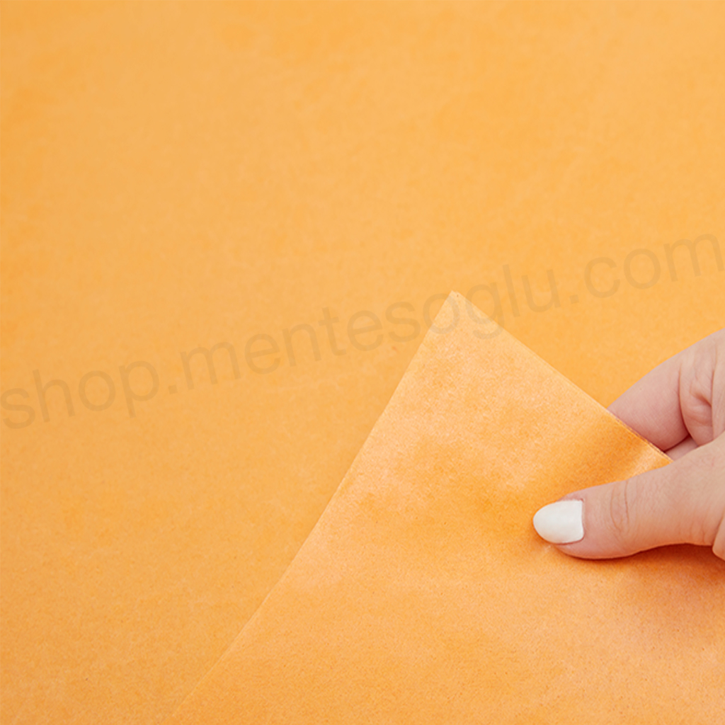 2.Kalite Turuncu Renkli Pelür Kağıdı (1kg)