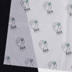 2 Renk Logo Baskılı 40gr Beyaz Yağlı Kağıt 50x70cm - Görsel 4