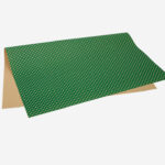 Kraft Ambalaj Kağıdı- Yeşil Zeminli 70x100cm - Görsel 2