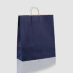 Lacivert Kraft Poşet (XL - Ekstra Büyük Boy)45x50x15cm