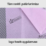 Renkli İnce Pelür (17gr) üzerine Logo Baskı50x70cm - Görsel 3