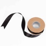 Saten Siyah Kurdele2.5cm x 22 mt