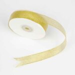 Simli Kurdele (Altın)2.5cm x 22 mt