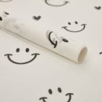 Smiley Desenli Pelür Kağıdı 48x68cm