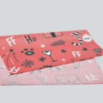Zeminli ve 1 renk baskılı 40gr Pelür Kağıdı 50x70cm - Görsel 2