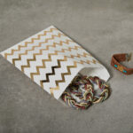Zigzag Desenli Hediyelik Zarf Poşet 50 adet - No:16x24cm - Görsel 3