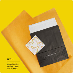 Summer Colors Pack 1 (pelür-zarf poşet-sticker) - Fiyat Avantajlı!