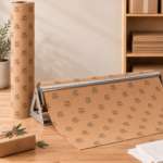 Logo Baskılı Kraft Ambalaj Rulosu (100cm eninde) - 250 kg'lık üretim